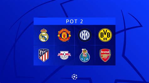 Champions League group stage draw: Pot 2 | UEFA Champions League 2023/ ...