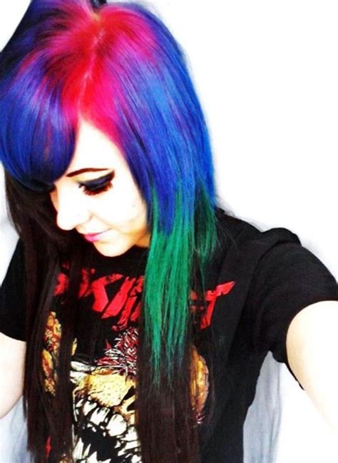 10 best Tye-Dye Hair images on Pinterest | Colourful hair, Coloured hair and Cabello de colores