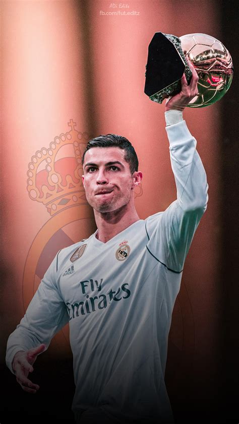 Cristiano Ronaldo Ballon d'OR Lockscreen Wallpaper by adi-149 on DeviantArt