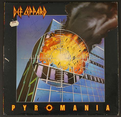 Def Leppard, Pyromania, signed album at Whyte's Auctions | Whyte's - Irish Art & Collectibles