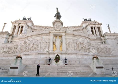 Victor Emmanuel II Monument, Rome Editorial Stock Photo - Image of piazza, history: 22028663