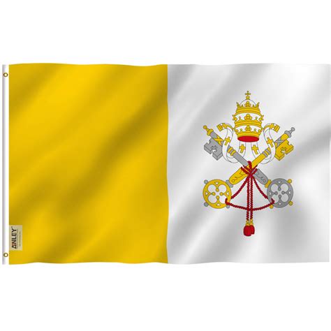 Fly Breeze Vatican City Flag 3x5 Foot - Anley Flags