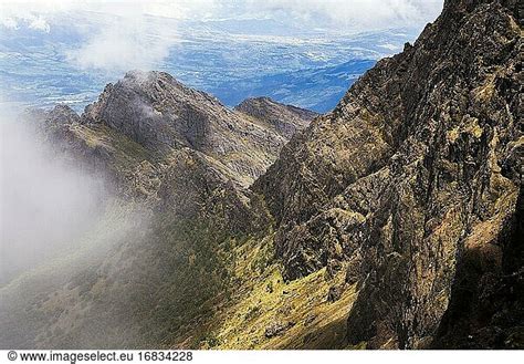 Ruminahui Volcano summit Ruminahui Volcano summit, Cotopaxi National Park, Avenue of Volcanoes ...