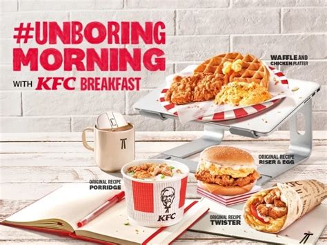 KFC launches revamped breakfast menu on 8 Feb celebrating Original Recipe chicken