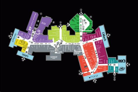 Center Map Of Dadeland Mall - A Shopping Center In Miami, Fl - A - Florida Mall Map | Printable Maps