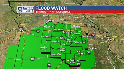 Flood Watch issued for several mid-Missouri counties | KRCG