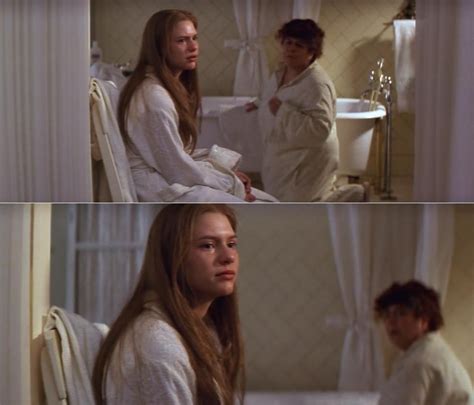 “Romeo + Juliet” (1996) >> Claire Danes & Miriam Margolyes || (Nurse) [runs her bath water ...