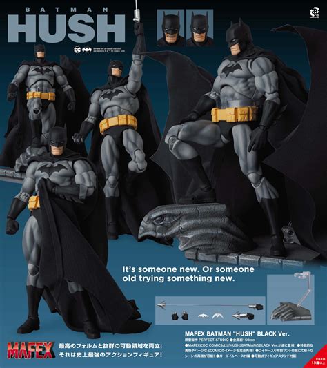 Toys & Hobbies Mafex 6 inch Action Figure Black Version Medicom Batman Hush FEB208291 for sale ...