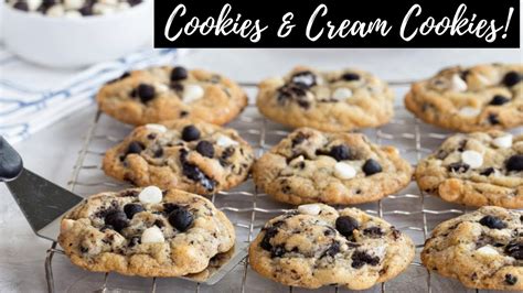 "COOKIES & CREAM" Cookies Recipe | Made with Hershey's Chocolate Bar ...