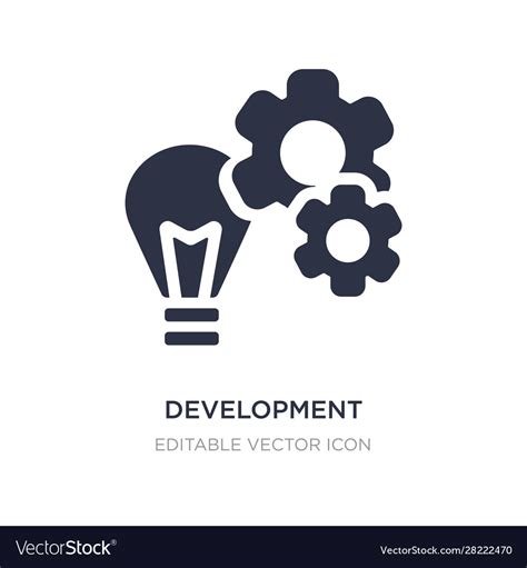 Development icon on white background simple Vector Image