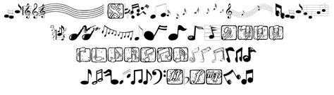 Music Elements font by Manfred Klein - FontRiver