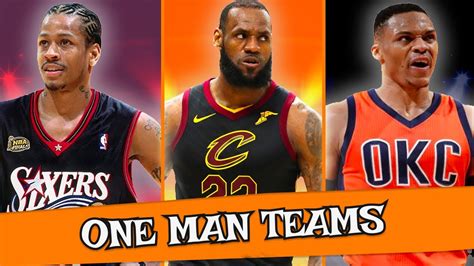 Top 5 One-Man Teams In NBA History - YouTube