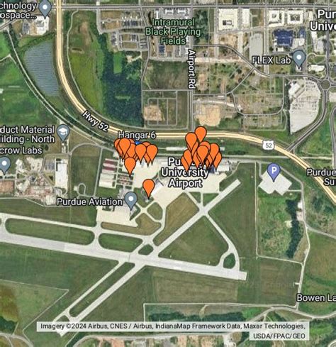 Purdue University Aviation - Google My Maps