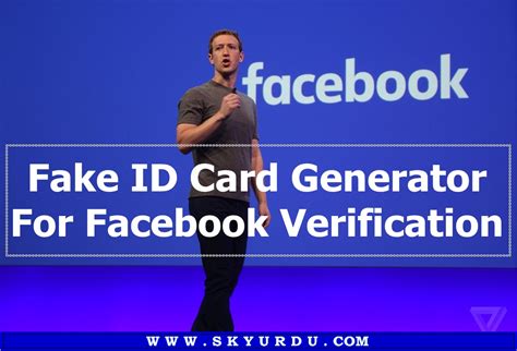 Fake ID Card Generator For Facebook Verification ~ SkyUrdu | The Largest Hub Of Tutorials