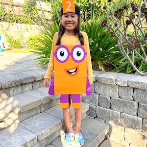 Numberblocks Costume, Halloween Costume, Birthday Costume, Characters 1 ...