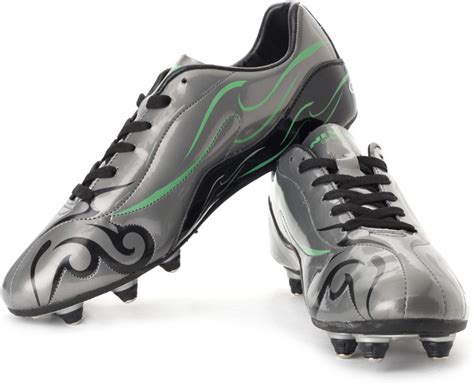 Nivia Grenade Football Shoes For Men - Buy Black, Grey Color Nivia Grenade Football Shoes For ...