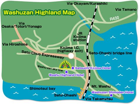 Bragerian Park Washuzan Highland : : Access Map