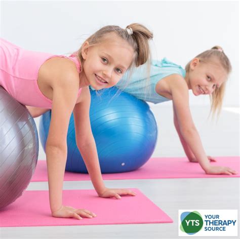 Pediatric Core Strengthening Exercises Using a Therapy Ball - Your Therapy Source