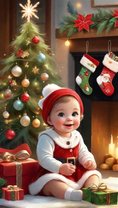 Baby Art Cute | Digital Art | Alien | 9 | Merry christmas wallpaper, Christmas pictures ...