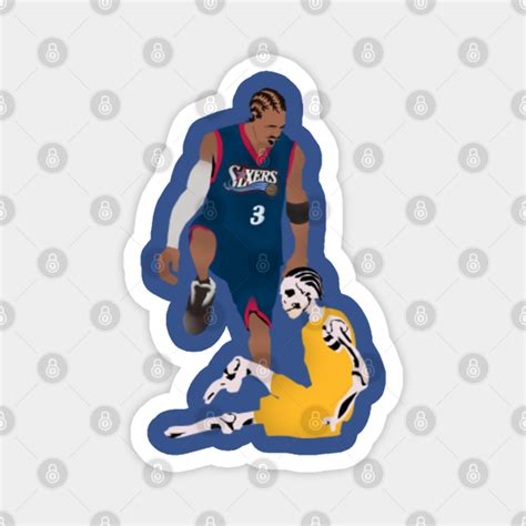 Allen Iverson Step Over - Allen Iverson - Magnet | TeePublic