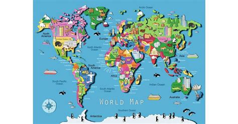 World Map | 1-100 Pieces | Puzzle Master Inc