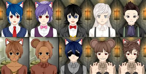 Humanized Five Nights at Candy's by OHSHCFangirl01 on DeviantArt