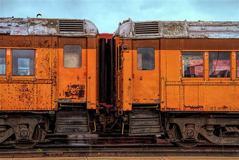 Old Passenger Train Cars Photograph by Nick Gray