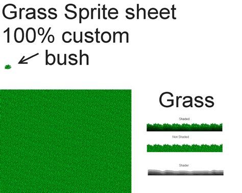 Grass Sprite Sheet by Droe747 on DeviantArt