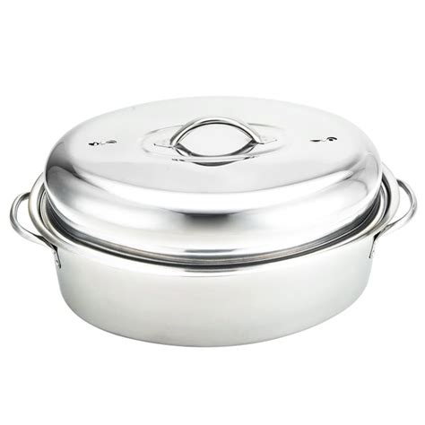 Shop Stainless Steel Oval-shaped 16-inch Turkey Roaster - On Sale - Free Shipping Today ...