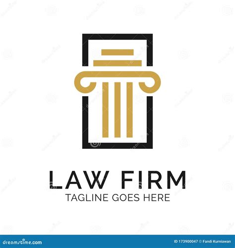 Law Firm Logo Design Inspiration, Vector Illustration Stock Vector ...