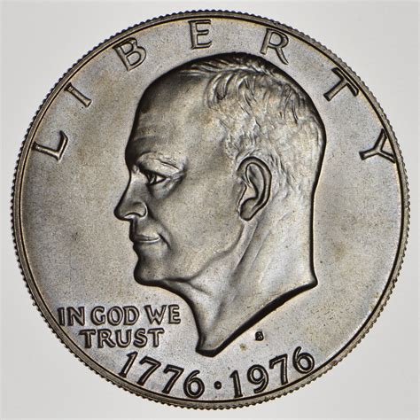 Silver - SPECIALLY MINTED - S Mint Mark - 1976-S - 40% Eisenhower ...