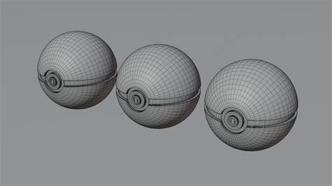 3D model Realistic pokeball - Pokemon VR / AR / low-poly | CGTrader