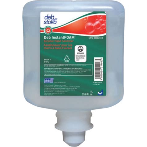 SC JOHNSON PROFESSIONAL InstantFoam® Hand Sanitizer, 1000 ml, Refill ...