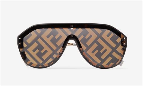 These Fendi All-Over Logo Sunglasses Will Have You Seeing Double