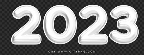 White 2023 Text HD PNG | Citypng