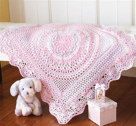 Baby Delight Blanket pattern by Mary Maxim | Crochet baby blanket free ...