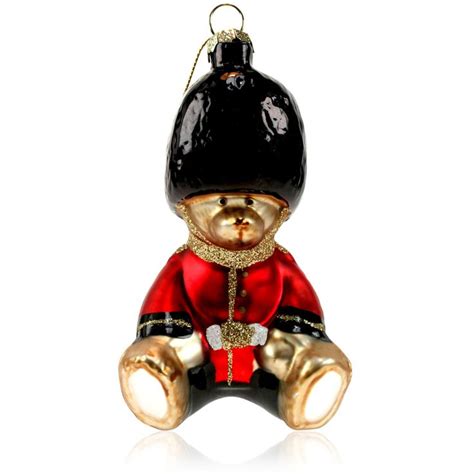 Buckingham Palace Guardsman Teddy Ornament | Christmas gift decorations ...