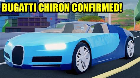 Roblox Jailbreak Bugatti Chiron