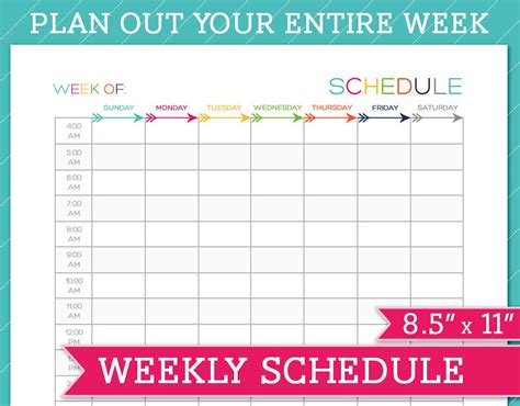 Editable daily schedule template - etcdiki