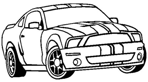 Ford Mustang Coloring Coloring Pages