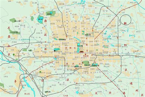 Large Beijing Maps for Free Download and Print | High-Resolution and ...