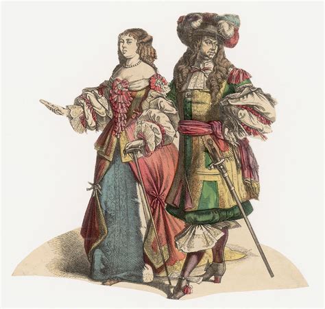 17th Century Fashion by Hulton Archive