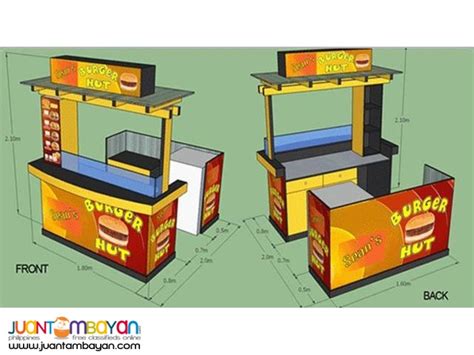 Food Kiosk Cart Booth Maker