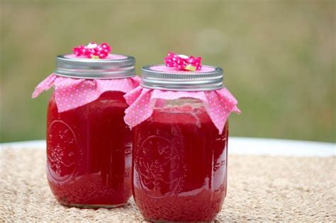 The sweet taste of summer, Watermelon Jelly in a jar to spread on toast, bagels and use in place ...