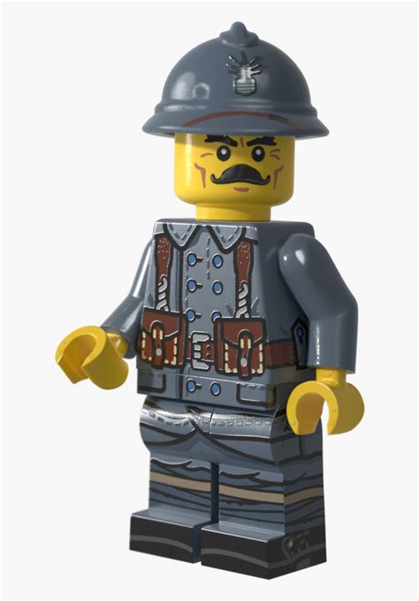 Wwi French Rifleman - Lego Ww1 French Army, HD Png Download - kindpng