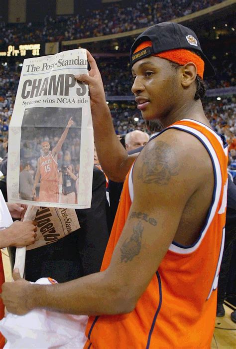 Carmelo Anthony talks college recruitment, Syracuse’s 2003 NCAA title and getting ‘kicked off ...