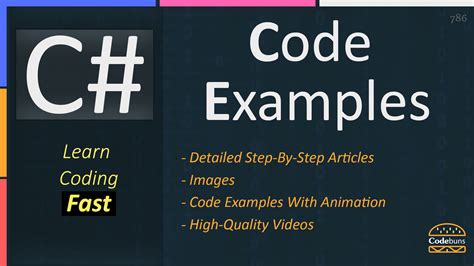 C# Code Examples - Codebuns