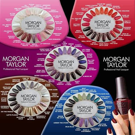 Betty Nails: Morgan Taylor Color Chart