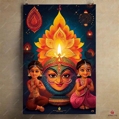 Premium AI Image | Happy Diwali Hindu festival modern design set in ...