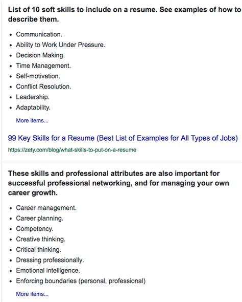 Resume Personal Attributes Examples - Resume Sample